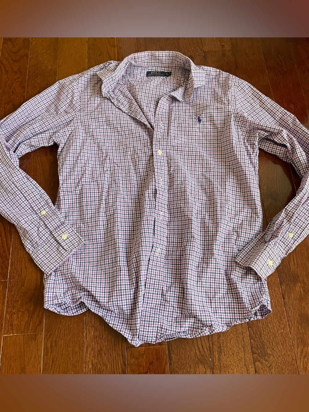 Polo by Ralph Lauren purple button down Slim fit